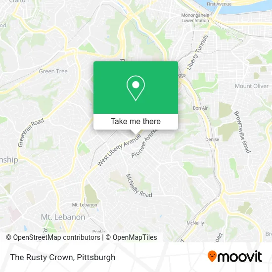 The Rusty Crown map