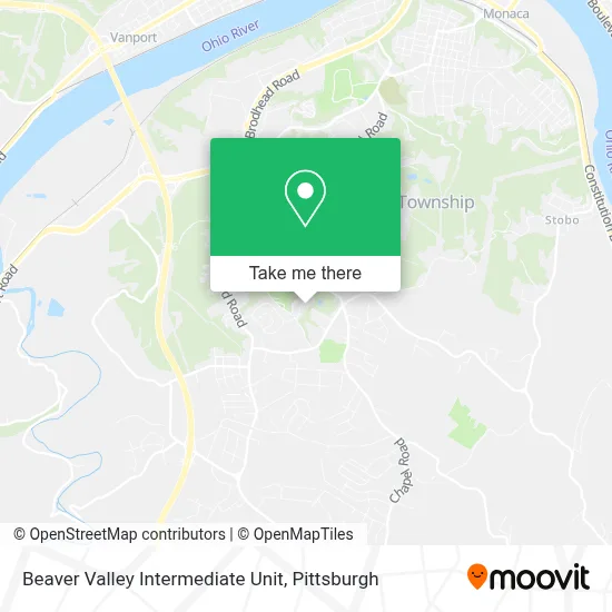Beaver Valley Intermediate Unit map