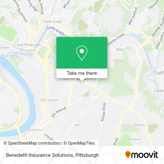 Benedetti Insurance Solutions map