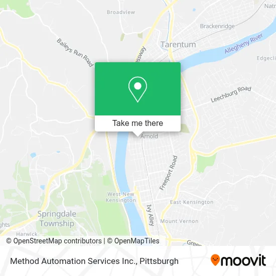 Method Automation Services Inc. map