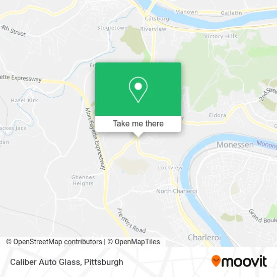 Caliber Auto Glass map