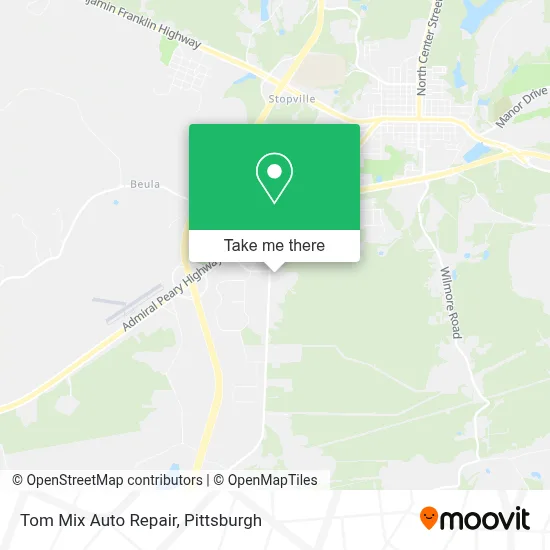 Tom Mix Auto Repair map