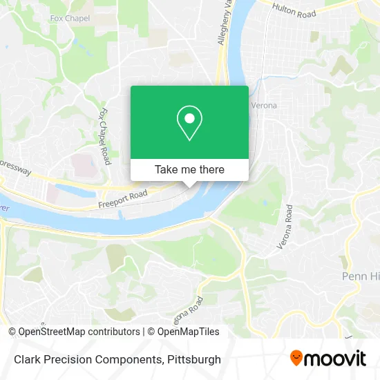 Clark Precision Components map