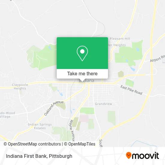 Indiana First Bank map