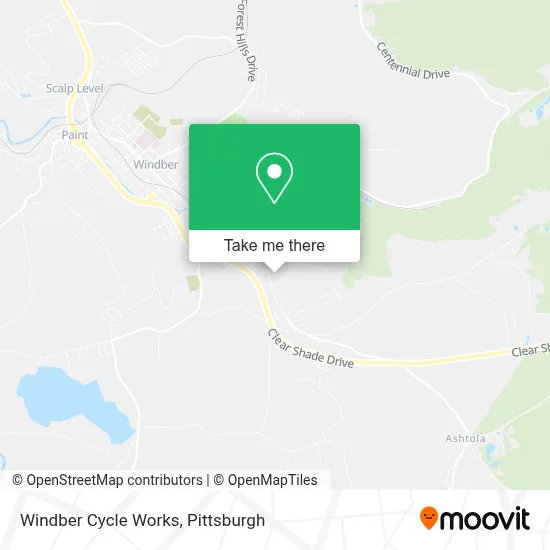 Windber Cycle Works map