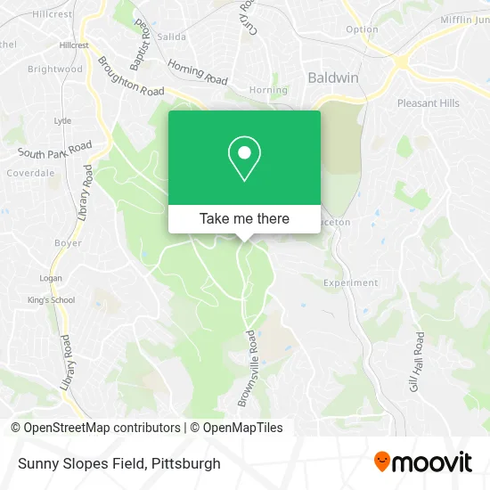 Sunny Slopes Field map
