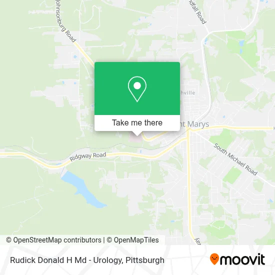 Rudick Donald H Md - Urology map