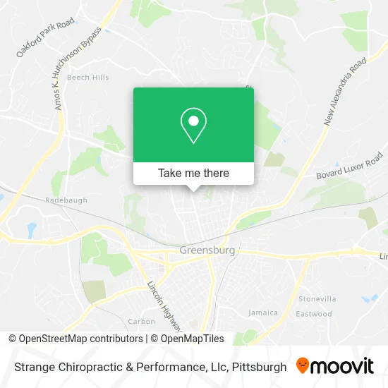 Strange Chiropractic & Performance, Llc map