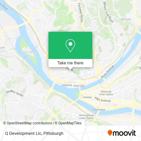 Q Development Llc map