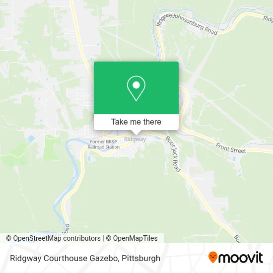 Ridgway Courthouse Gazebo map