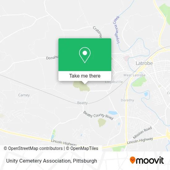 Unity Cemetery Association map