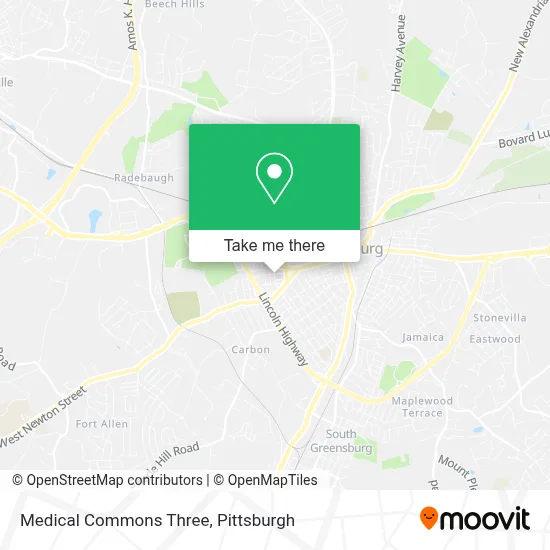 Medical Commons Three map
