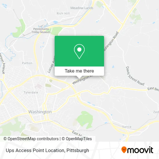Ups Access Point Location map