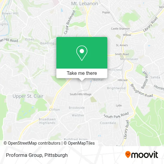 Proforma Group map