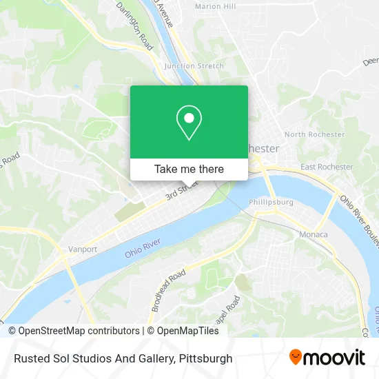 Rusted Sol Studios And Gallery map