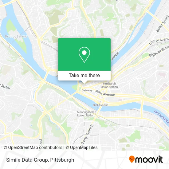 Simile Data Group map