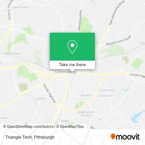 Triangle Tech map