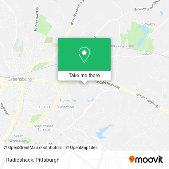 Radioshack map