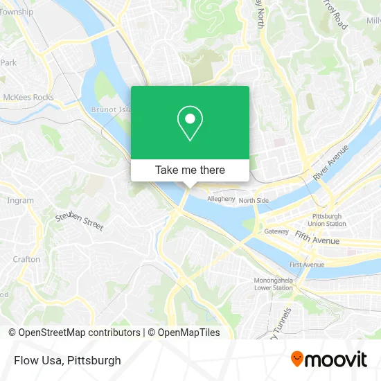 Flow Usa map