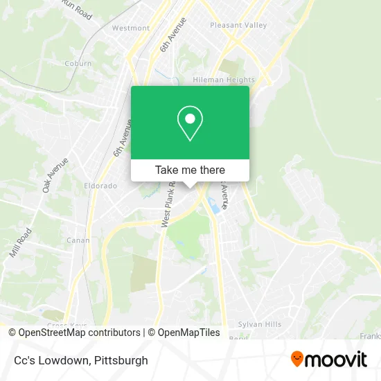 Cc's Lowdown map