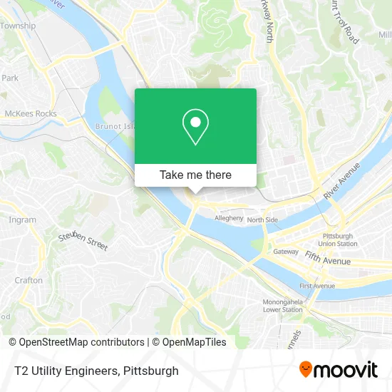 T2 Utility Engineers map