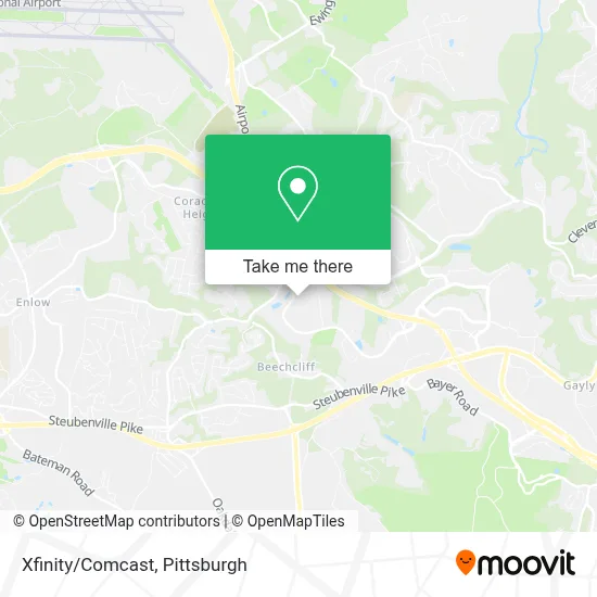 Xfinity/Comcast map