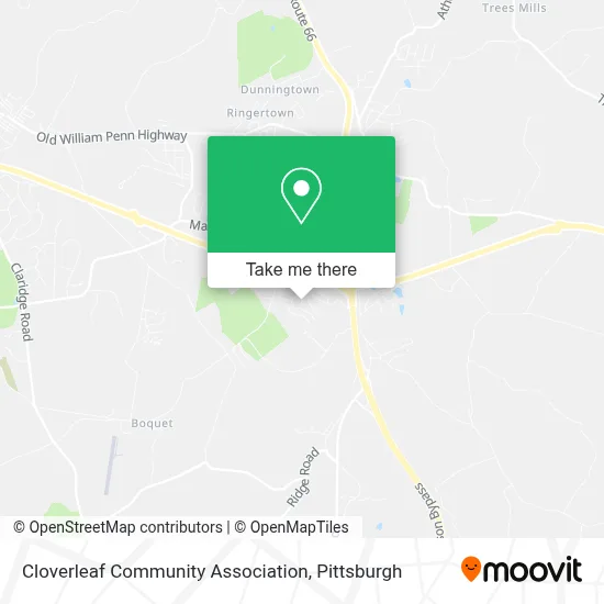 Cloverleaf Community Association map