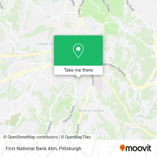 First National Bank Atm map