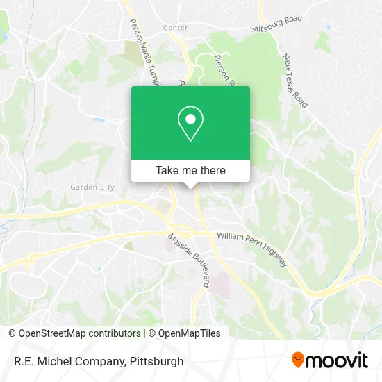 R.E. Michel Company map