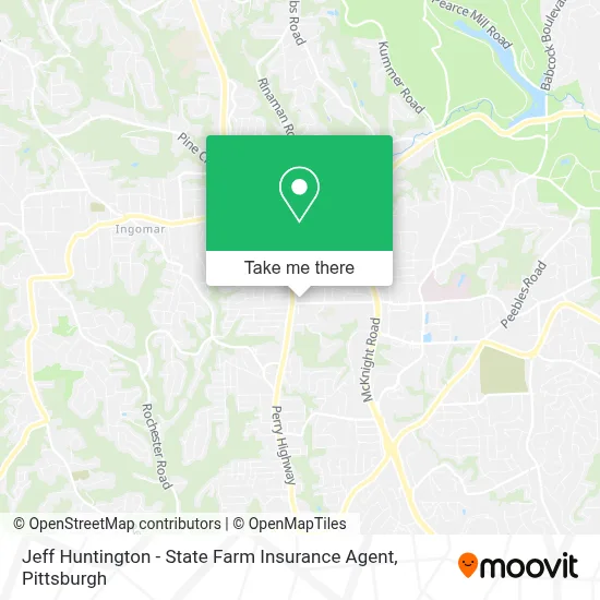 Jeff Huntington - State Farm Insurance Agent map