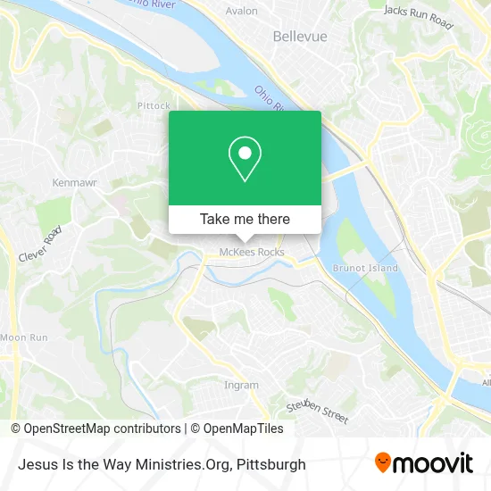 Jesus Is the Way Ministries.Org map