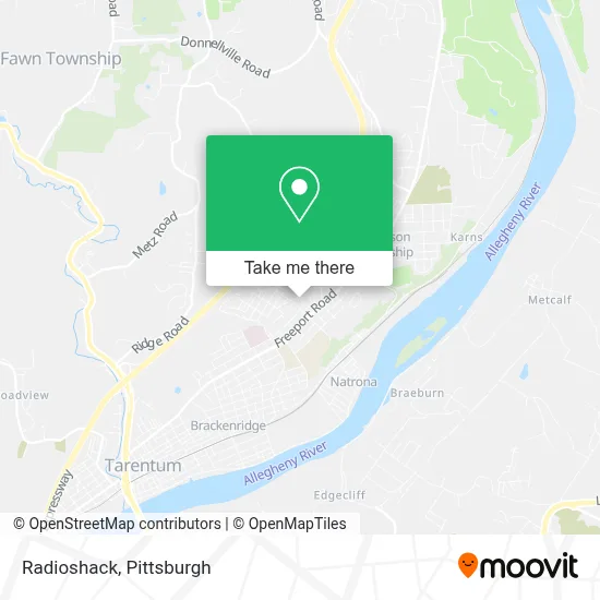 Radioshack map