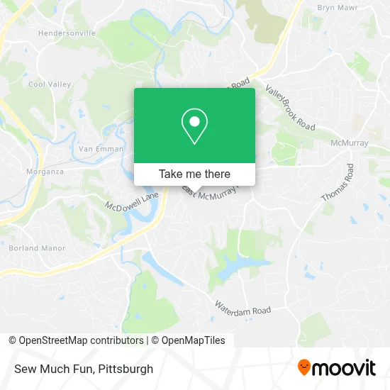 Sew Much Fun map