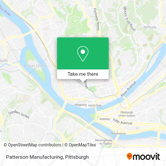 Patterson Manufacturing map