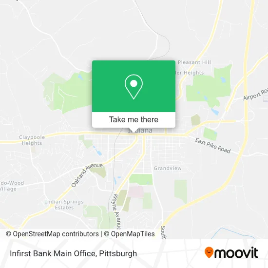 Infirst Bank Main Office map