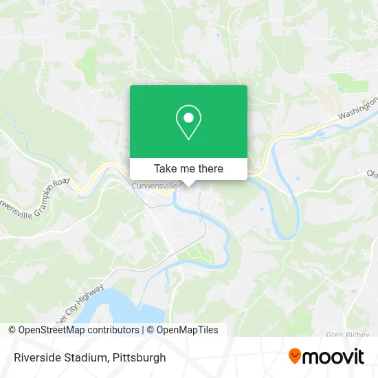Riverside Stadium map