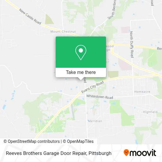 Reeves Brothers Garage Door Repair map