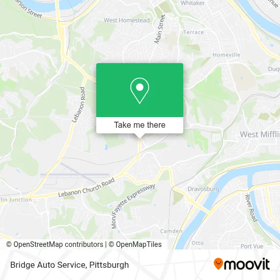 Bridge Auto Service map