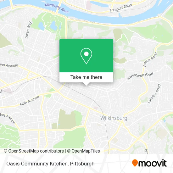 Oasis Community Kitchen map