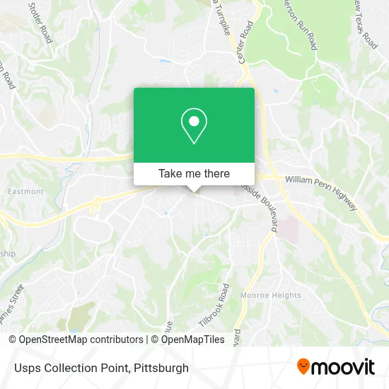 Usps Collection Point map