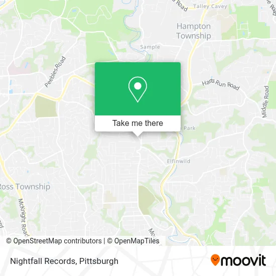 Nightfall Records map