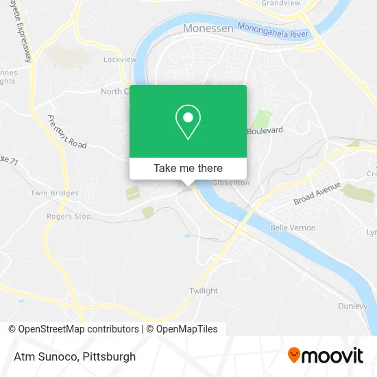 Atm Sunoco map