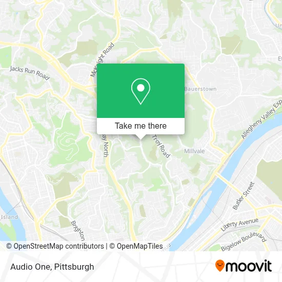 Audio One map