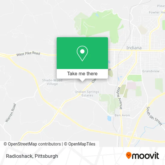 Radioshack map
