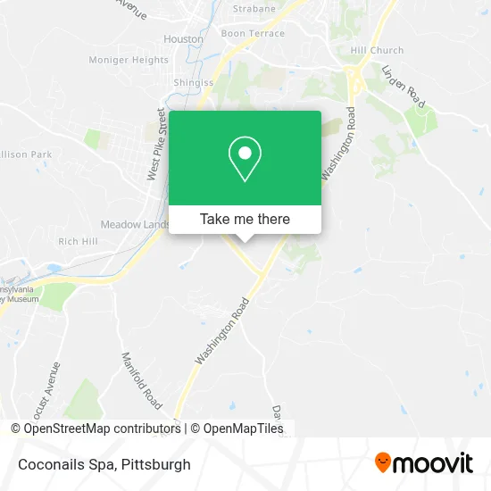 Coconails Spa map
