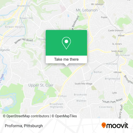 Proforma map