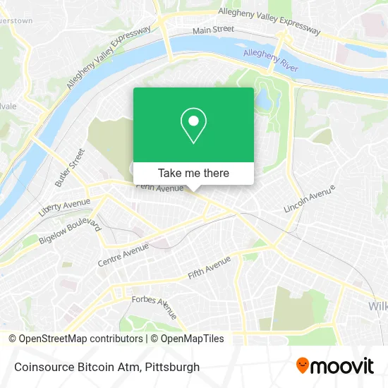Coinsource Bitcoin Atm map