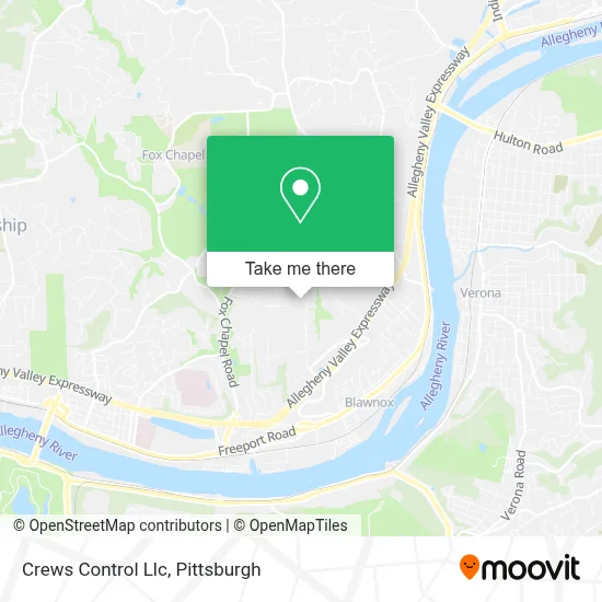 Crews Control Llc map