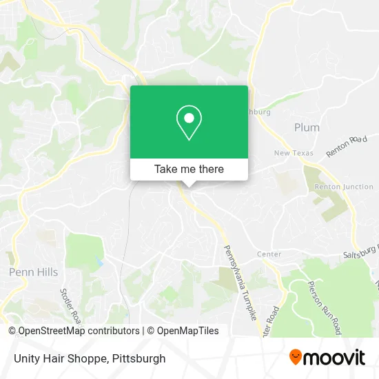 Unity Hair Shoppe map