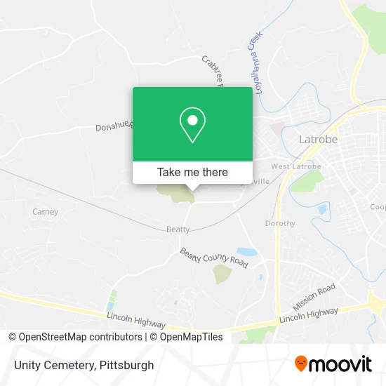 Unity Cemetery map